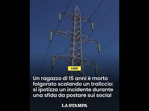 Video Lodi, 15enne morto FOLGORATO su un TRALICCIO nel lodigiano, ipotesi incidente per sfida social