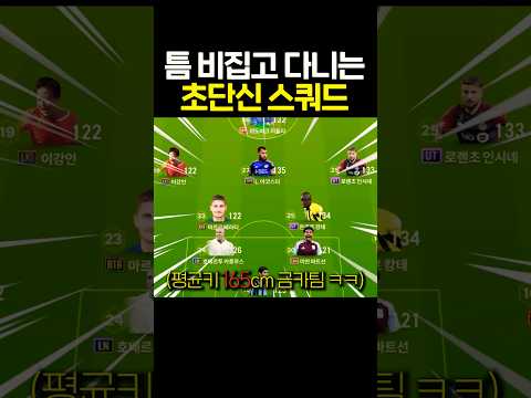 <strong>평균키</strong> 165cm 스쿼드