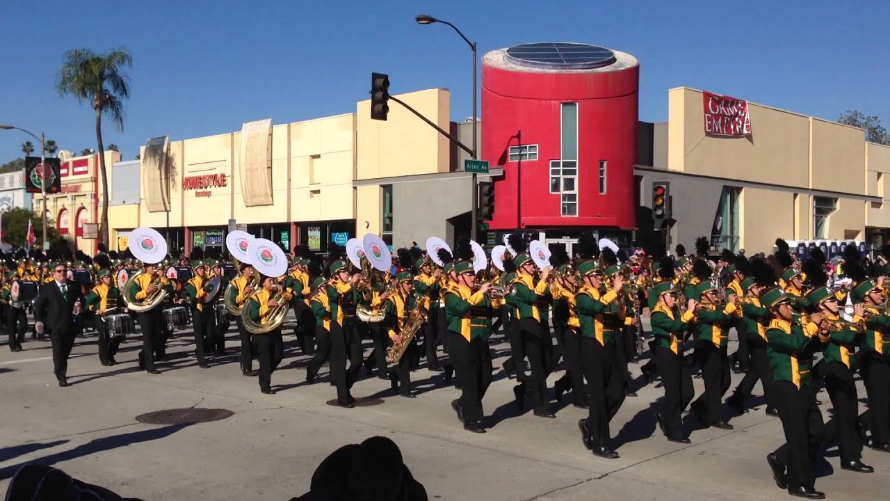 Pride of Temple City High School marching band, Rose Parade 2015 YouTube
