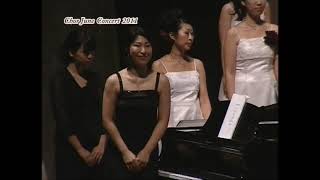 女声合唱曲集「六つの子供の歌」 作曲：中田 喜直 1. うばぐるま 2. 烏