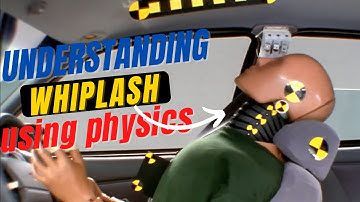 Understanding the car rear end collision concept using physics: Whiplash | Apple on Rod demo