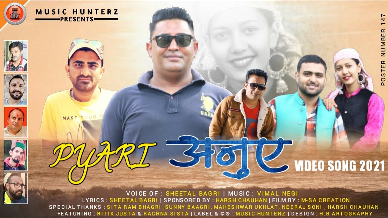 Pyari Anuye  Sheetal Bagri ft Ritik Justa  Rachana Sista  New Himachali Video Song    