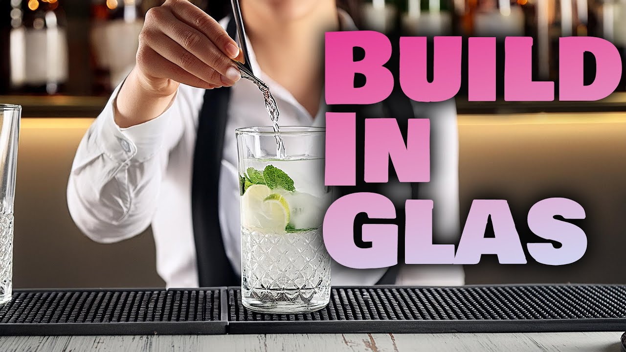 Build in Glas - So baust du Cocktails direkt im Glas auf! - YouTube