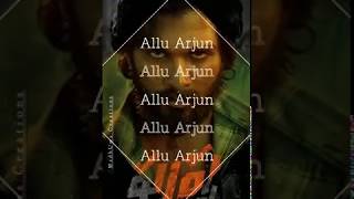 #AA20 PUSHPA First Look🔥||AA20 Title🎬 | Motion Poster||TEASER🎥||MadhUma Creations❣️