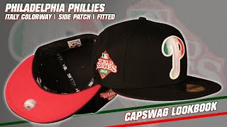 Philadelphia Phillies Italian Colorway Red Bottom Fitted | Phillies Italian Red Underbrim Hat