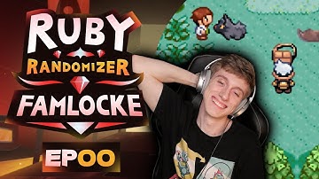 CHOOSE MY STARTER!!! | Pokemon Ruby Randomizer Famlocke EP 0