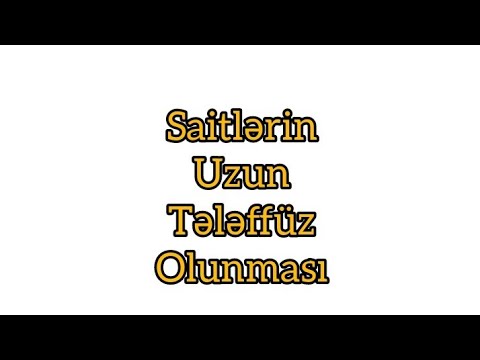 Video: Bir Sui-qəsd Necə Tələffüz Olunur