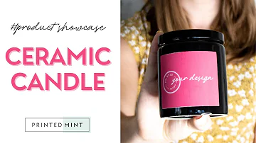 Make Money Selling Candles with Printed Mint: The Ceramic Candle