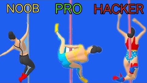 NOOB vs PRO vs HACKER - Pole Dance!