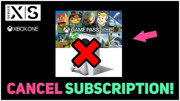 Xbox How to CANCEL Subscription!