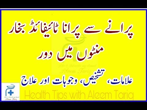 Typhoid Fever Treatment in Urdu/ٹائیفائیڈ بخار کا علاج/