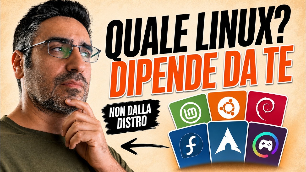 Thumbnail del video Quale Linux scegliere? Dipende da te, non dalla distro