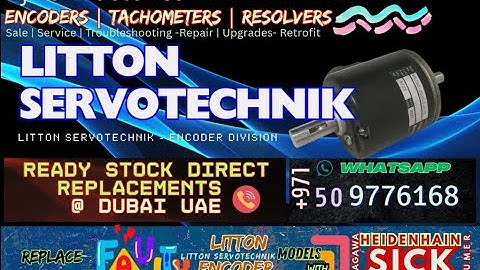 Litton Encoder | LTN Resolver Troubleshooting Support Help Error Root Cause Diagnosis ServoRepair.ae
