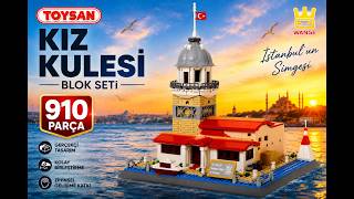 Toysan 910 Parça Kız Kulesi Blok Seti
