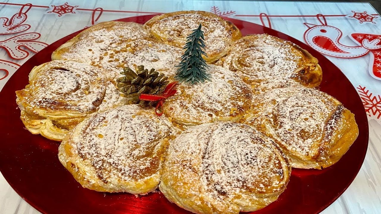 CORONA DE HOJALDRE Y TURRON EN MAMBO!!