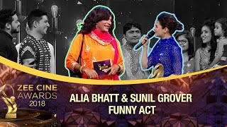 Sunil Grover finds a DULHA for Alia Bhatt | Zee Cine Awards 2018
