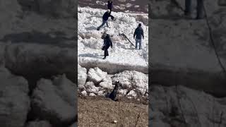 Усть-Кут, дети и естественный отбор ледоходом на Лене