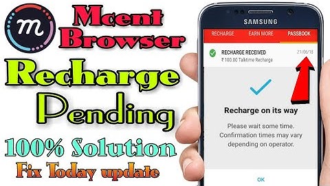 Mcent Browser Recharge Pending || Mcent browser recharge problem || Mcent Account Unblock