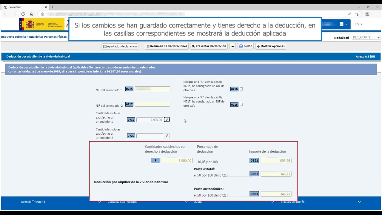 Casilla 1043 renta 2022