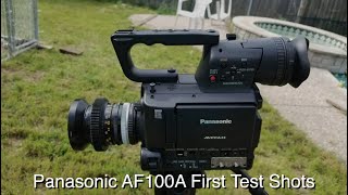 Panasonic AF100A first test shots