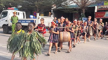 Kông Chro lễ hội Cồng chiêng nhí đường phố - P1 (2023)