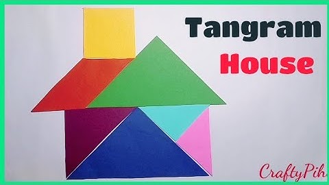 4 types of Tangram  House 🏠 | Tangram Buildings