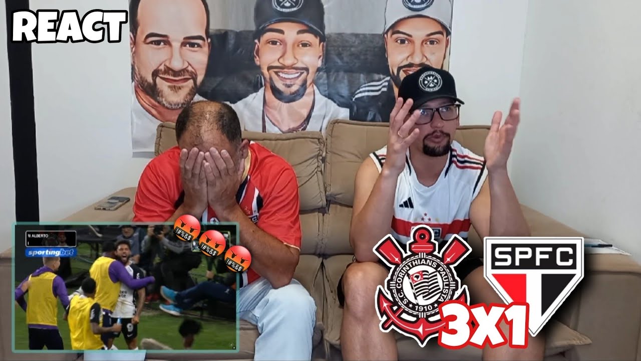 REACT CORINTHIANS 3X1 SÃO PAULO - PRA ENCERRAR A TRISTE TEMPORADA!