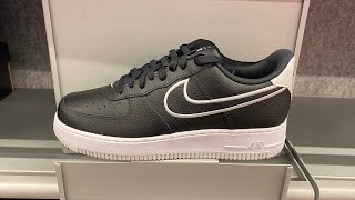 Nike Air Force 1 ‘07 “Embroidered Swoosh - Black” - Style Code: FJ4211-001