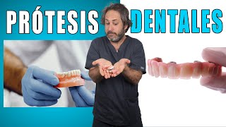 SI me quedo   ¿que TIPOS  de prótesis dentales FIJAS y REMOVIBLES existen?  ✅