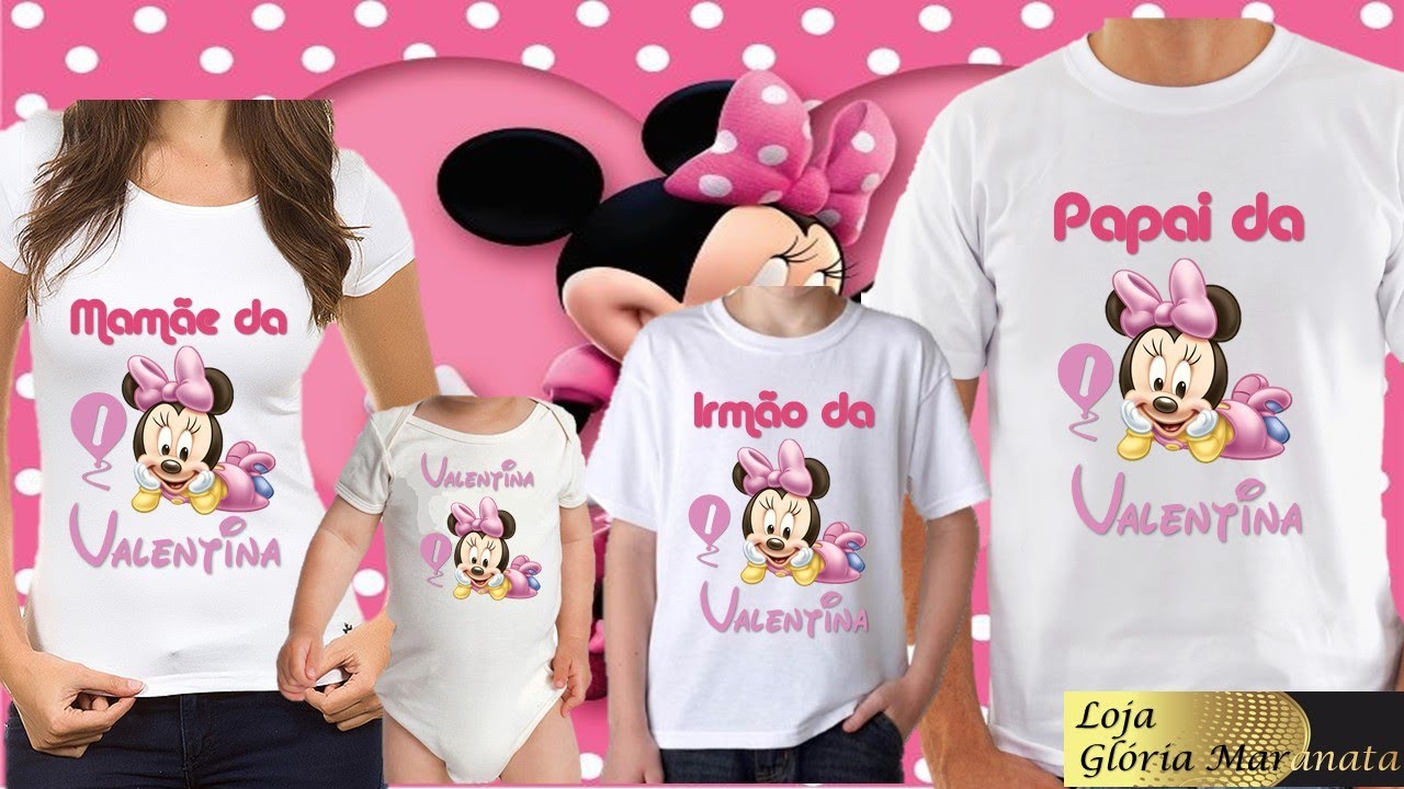 Inmoralidad Colibrí Asombrosamente Minnie baby. ( camiseta de aniversario) - YouTube