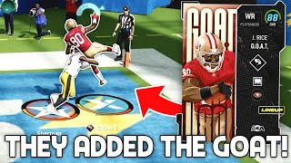 They Added The GOAT Jerry Rice! He Catches Everything!