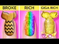 RICH VS BROKE VS GIGA RICH || Best School Hacks and How to be Cool in School by 123 GO! Series