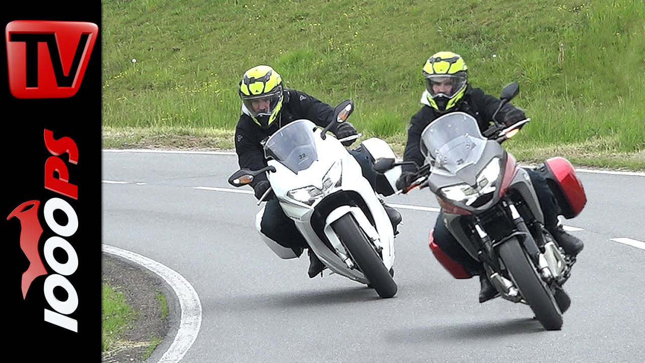 Honda Vfr 800 F Vs Vfr800x Crossrunner Test 2016 Safety Fun