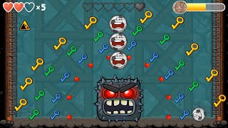 Red ball 4: soccer ball adventure volume 5 " into the cave " with boss fights