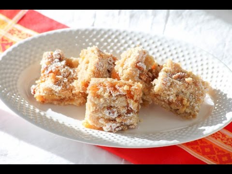 Video: Apricot Bars With Walnuts