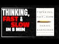 Thinking fast and slow book summary  five minute books