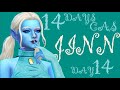 14 DAYS CAS SIMS 4 CC | DAY 14 | JINN | CHALLENGE | CAS | THE SIMS 4 | TS4