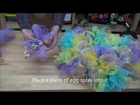 How to make an Easter Deco Mesh Wreath - Spring Deco Mesh Wreath from YouTube · Duration: 3 minutes 43 seconds How to make an Easter Deco Mesh Wreath - Spring Deco Mesh Wreath from YouTube · Duration: 3 minutes 43 seconds