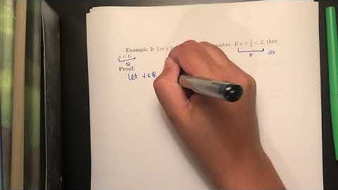 Proof by Contradiction (part 1)