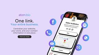 Atom.bio Create Your Link In Bio & Landing Page Digitalize Your Business In Minutes