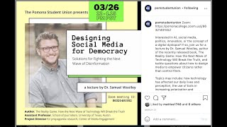 Designing Social Media for Democracy