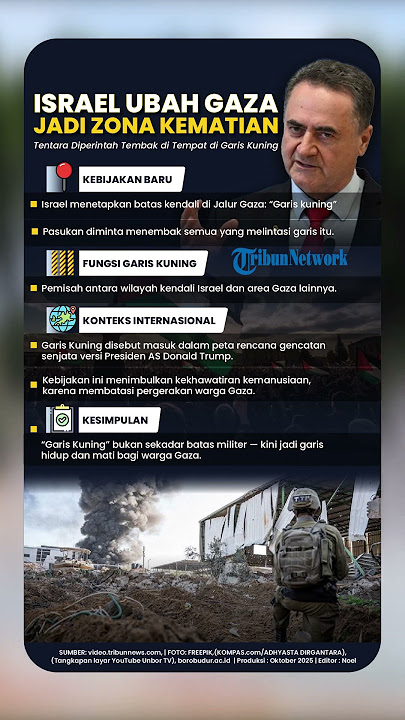 Tentara Israel Diperintah Tembak di Tempat di Garis Kuning, Ubah Gaza Jadi Zona Kematian