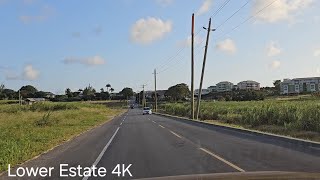 Driving in Barbados - From Lower Estate, St. Michael to Christ Church via Carmichael Road 4K