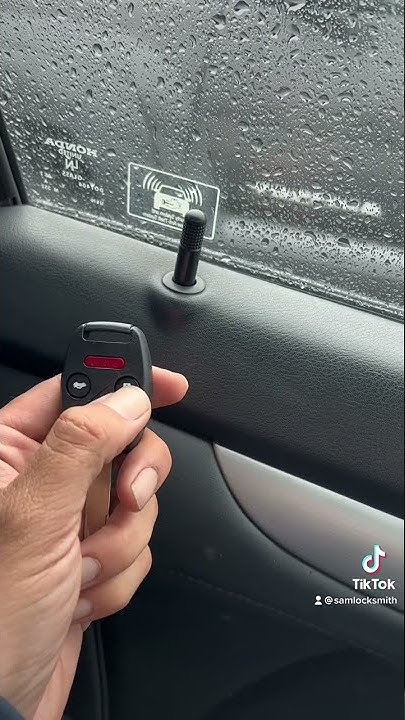 2006 Honda Accord remote key supply and program - YouTube