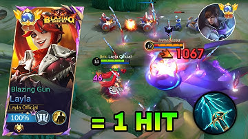 TOP GLOBAL LAYLA BEST BURST DAMAGE HACK BUILD FOR 2025!! (MUST TRY) - MLBB