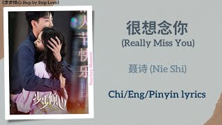 很想念你 (Really Miss You) - 聂诗 (Nie Shi)《步步倾心 Step by Step Love》Chi/Eng/Pinyin lyrics