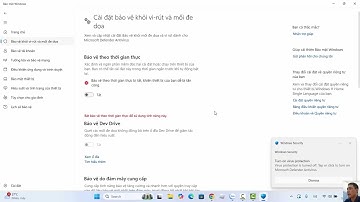 Cách tắt Windows Security