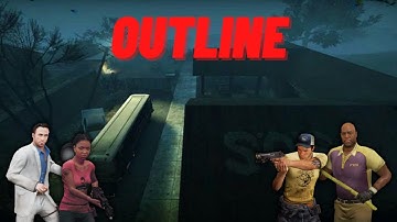 Outline | Left 4 Dead 2 custom map (HD, 60fps)