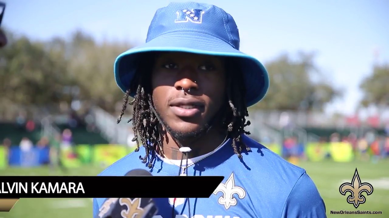 Pro Bowl 2018: Alvin Kamara after practice 1/24/18 