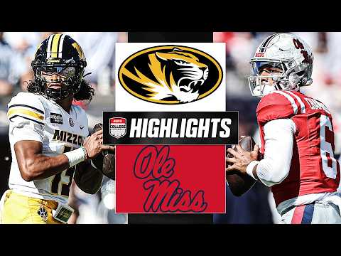 Top 25 Showdown πΏ Missouri Tigers vs. Ole Miss Rebels | Full Game Highlights | ESPN College Football